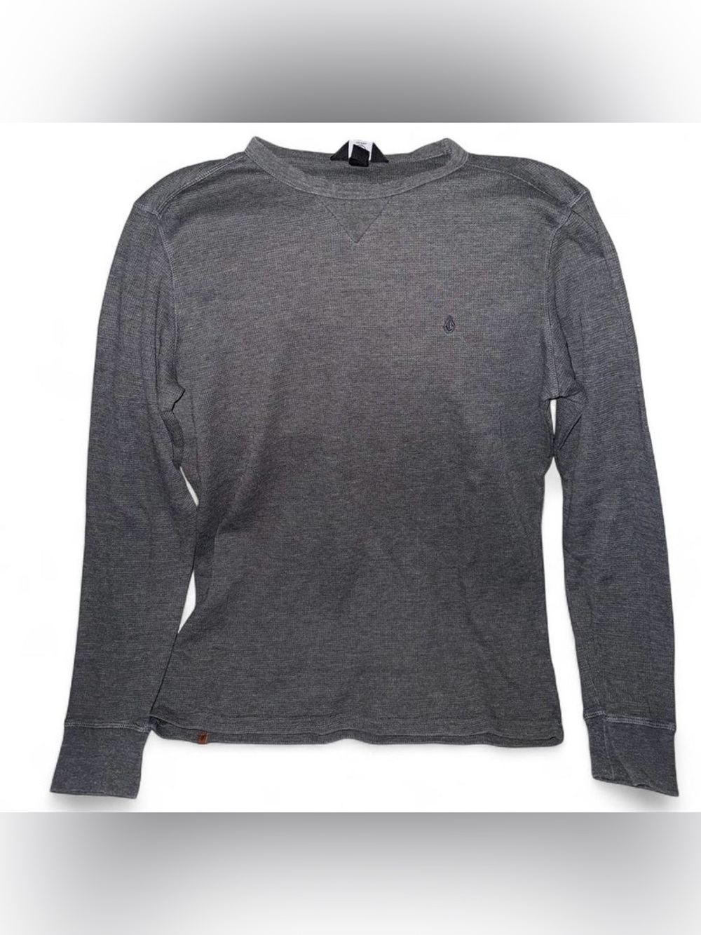 Volcom Men's Thermal Long Sleeve Shirt - Charcoal Gray Sz M